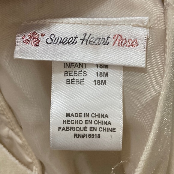 Sweet Heart Rose Cream Formal Occasion Dress - Picture 5 of 7